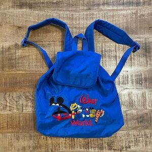 Vintage Walt Disney World Cinch Character Backpack